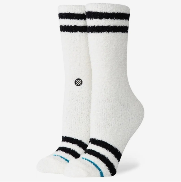 Stance Accessories - NWT Women's Stance Classic Crew White and Black Striped Socks